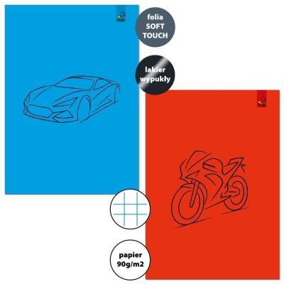 Opakowanie Zeszyt A4/32K kratka 90g Auto Motor (6szt)