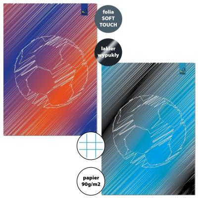 Opakowanie Zeszyt A4/32K kratka 90g Piłka Nożna (6szt)
