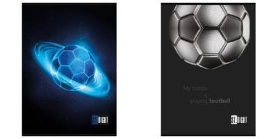 Opakowanie Zeszyt A4/32k kratka Football mix (15szt)