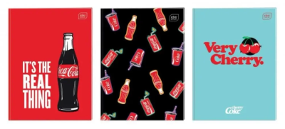 Zeszyt A4/32K kratka M Mat+UV Coca Cola (10szt). Wydawca: INTERDRUK. SmakLiter.pl Opakowanie Zeszyt A4/32K kratka M Mat+UV Coca Cola (10szt)