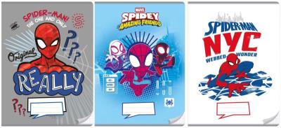 Opakowanie Zeszyt A4 32k. kratka Spider Man 1szt.mix