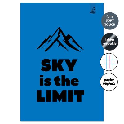 Opakowanie Zeszyt A4 32k.w kratkę z marginesem Sky 90g