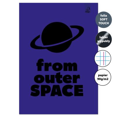 Opakowanie Zeszyt A4 32k.w kratkę z marginesem Space 90g