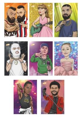 Opakowanie Zeszyt A4/40K kratka Pop Icons (10szt) MAR MAR