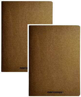 Opakowanie Zeszyt A4 48k kratka Narcissus ECO KRAFT 2 sztuki