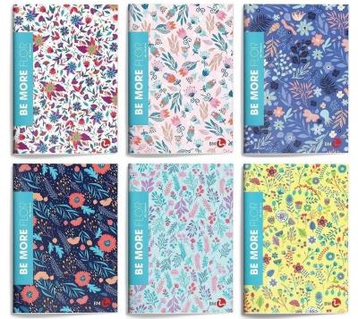 Zeszyt A4/48K linia Be More Flor 1szt. Wydawca: Koh-I-Noor. SmakLiter.pl Opakowanie Zeszyt A4/48K linia Be More Flor 1szt