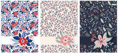 Opakowanie Zeszyt A4 60k. kratka Flower 1szt.mix