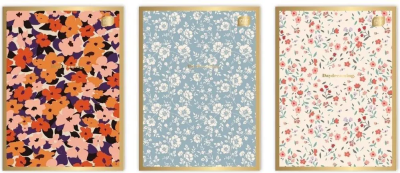 Opakowanie Zeszyt A4/60K kratka Metallic Floral (5szt)
