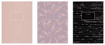 Opakowanie Zeszyt A4/60K kratka Metallic rose gold (5szt)