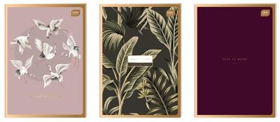 Opakowanie Zeszyt A4/60K kratka Metallic Satin Gold (5szt)