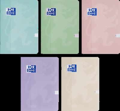 Opakowanie Zeszyt A4 60k.kratka Oxford Touch pastel 1szt.mix