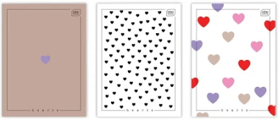 Zeszyt A4/80K kratka Hearts (5szt). Wydawca: INTERDRUK. SmakLiter.pl Opakowanie Zeszyt A4/80K kratka Hearts (5szt)