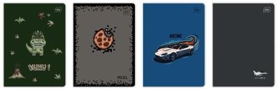 Opakowanie Zeszyt A5/16K 3 kol linia 70g UV Boys mix (20szt)