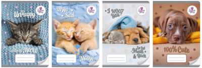 Opakowanie Zeszyt A5/16K kolor 3-linie The sweet pets (20szt)