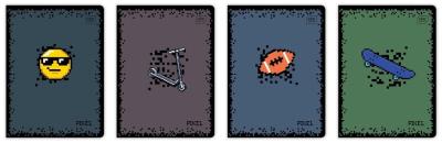 Zeszyt A5/16K kratka 70g UV Pixel (20szt). Wydawca: INTERDRUK. SmakLiter.pl Opakowanie Zeszyt A5/16K kratka 70g UV Pixel (20szt)