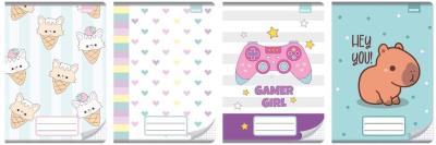 Opakowanie Zeszyt A5/16K kratka Dziewczynka (20szt)