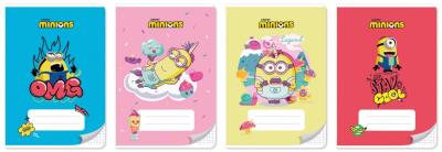Opakowanie Zeszyt A5/16k. kratka Minionki (20szt)