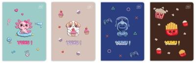 Zeszyt A5/16K kratka UV Yuhu (20szt). Wydawca: INTERDRUK. SmakLiter.pl Opakowanie Zeszyt A5/16K kratka UV Yuhu (20szt)