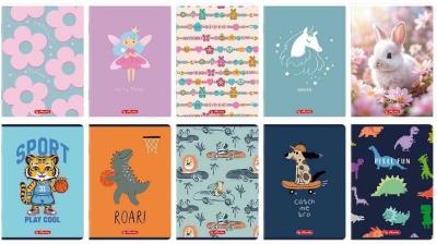 Opakowanie Zeszyt A5/16K linia podwójna mix (20szt) HERLITZ