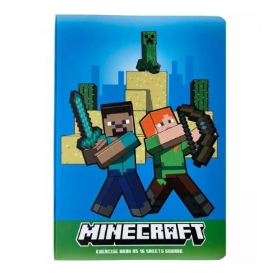 Opakowanie Zeszyt A5/16K trzylinia Minecraft 1szt ASTRA