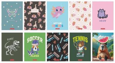 Opakowanie Zeszyt A5/32K gładki mix (10szt) HERLITZ