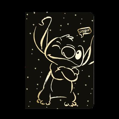 Opakowanie Zeszyt A5 32k.kratka Disney Gold kratka Stitch wzór 3