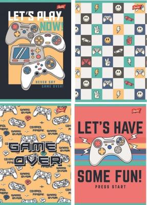 Zeszyt A5/32K linia Let's Play (15szt). Wydawca: UNIPAP. SmakLiter.pl Opakowanie Zeszyt A5/32K linia Let's Play (15szt)