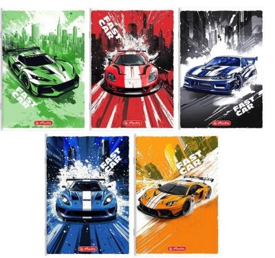 Zeszyt A5/32K linia podwójna Fast Cars (10szt). Wydawca: HERLITZ. SmakLiter.pl Opakowanie Zeszyt A5/32K linia podwójna Fast Cars (10szt)