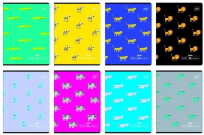 Opakowanie Zeszyt A5/32K trzylinia kolor 90g BB Kids (10szt)