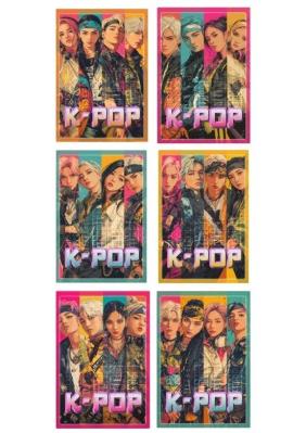 Opakowanie Zeszyt A5/40K kratka K-Pop (10szt) MAR MAR