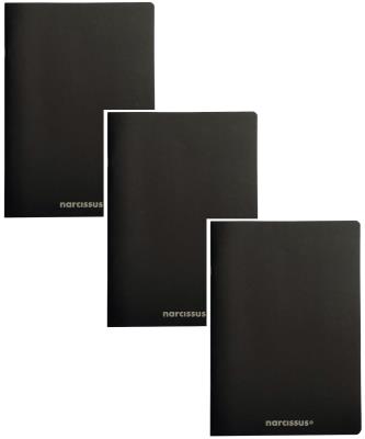 Opakowanie Zeszyt A5 56k kratka Narcissus ECO Black 3 sztuki