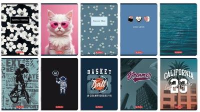 Opakowanie Zeszyt A5/60K gładki mix (10szt) HERLITZ