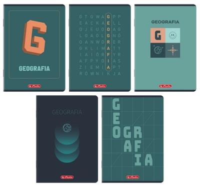 Opakowanie Zeszyt A5/60K kratka Geografia (10szt) HERLITZ