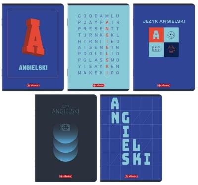 Opakowanie Zeszyt A5/60K kratka J. Angielski (10szt) HERLITZ