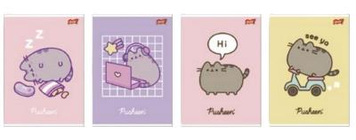 Zeszyt A5/60K kratka laminowany Pusheen (10szt). Wydawca: UNIPAP. SmakLiter.pl Opakowanie Zeszyt A5/60K kratka laminowany Pusheen (10szt)