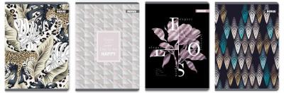 Opakowanie Zeszyt A5/60K kratka metaliza mix (10szt)