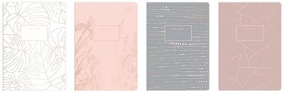 Opakowanie Zeszyt A5/60K kratka Metallic Rose Gold (10szt)