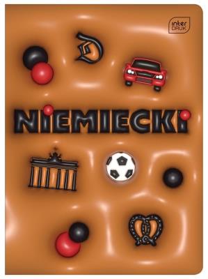 Opakowanie Zeszyt A5/60K kratka Niemiecki +pig.wiedzy (10szt)