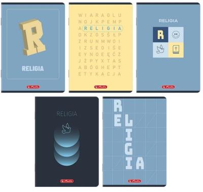 Opakowanie Zeszyt A5/60K kratka Religia (10szt) HERLITZ