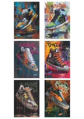 Opakowanie Zeszyt A5/60K kratka Sneakers (10szt) MAR MAR