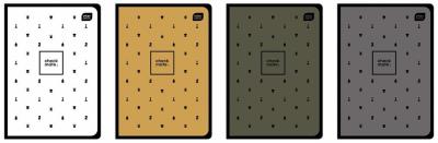 Opakowanie Zeszyt A5/60K kratka Soft Touch Chessi (10szt)