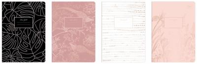 Opakowanie Zeszyt A5/80K kratka Metallic Rose Gold (10szt)