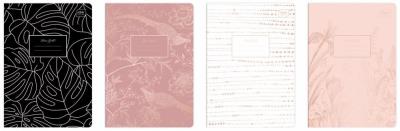 Opakowanie Zeszyt A5/80K kratka Metallic Rose Gold (10szt)