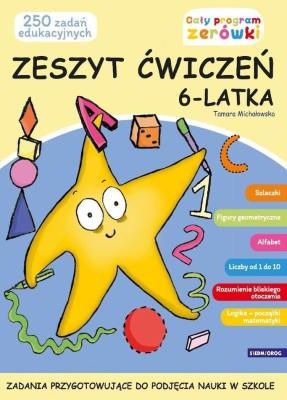 Okładka książki Zeszyt ćwiczeń 6-latka
