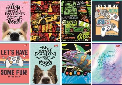 Zeszyt do słówek A6/16K kratka mix. Wydawca: UNIPAP. SmakLiter.pl Opakowanie Zeszyt do słówek A6/16K kratka mix