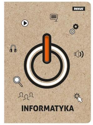 Opakowanie Zeszyt tematyczny A5/58K kratka Informatyka