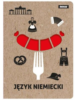 Opakowanie Zeszyt tematyczny A5/58K kratka Język niemiecki