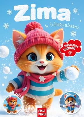 Zima z łobuziakami. Autor: Opracowanie zbiorowe. SmakLiter.pl Okładka książki Zima z łobuziakami