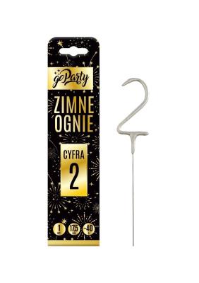 Opakowanie Zimne ognie Cyfra 2