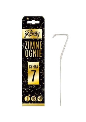 Opakowanie Zimne ognie Cyfra 7